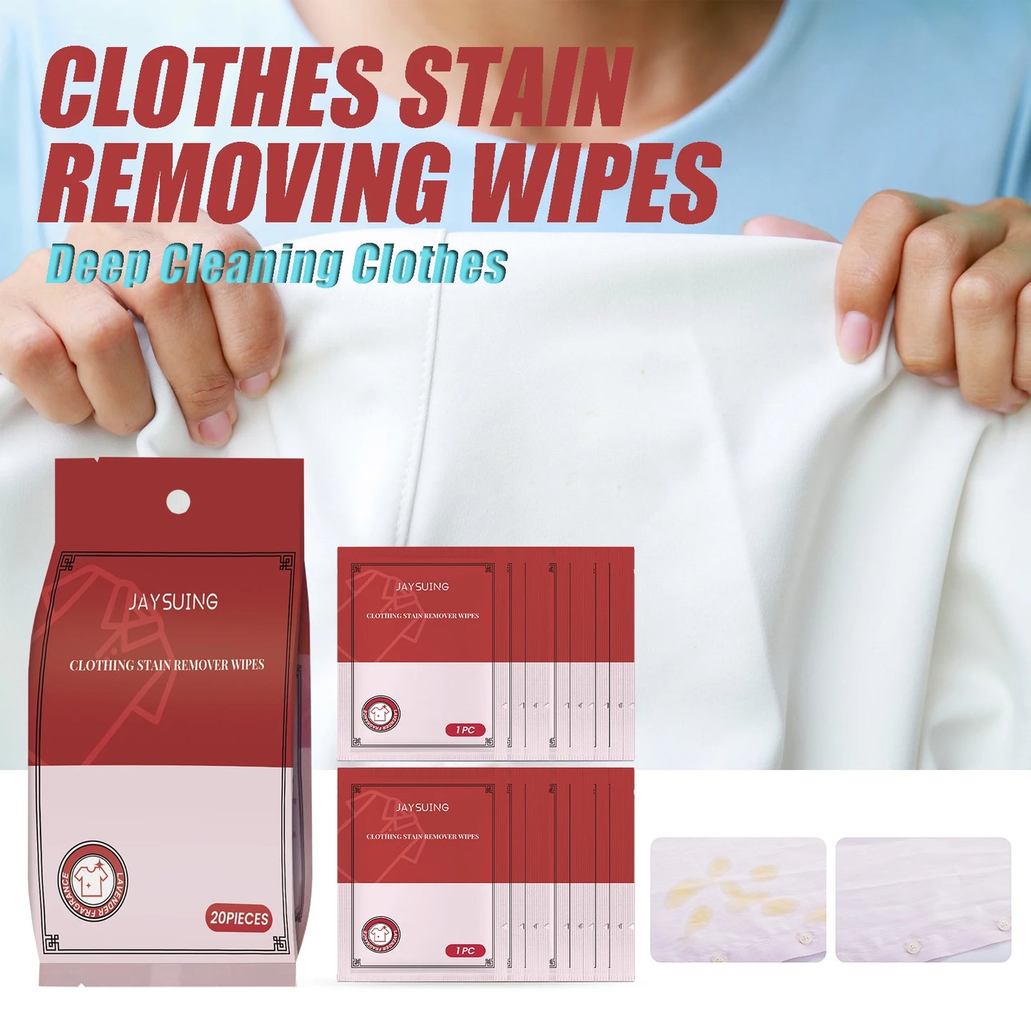 Globot Professional Stain Removal Wipes for Deep Cleaning and Color Protection