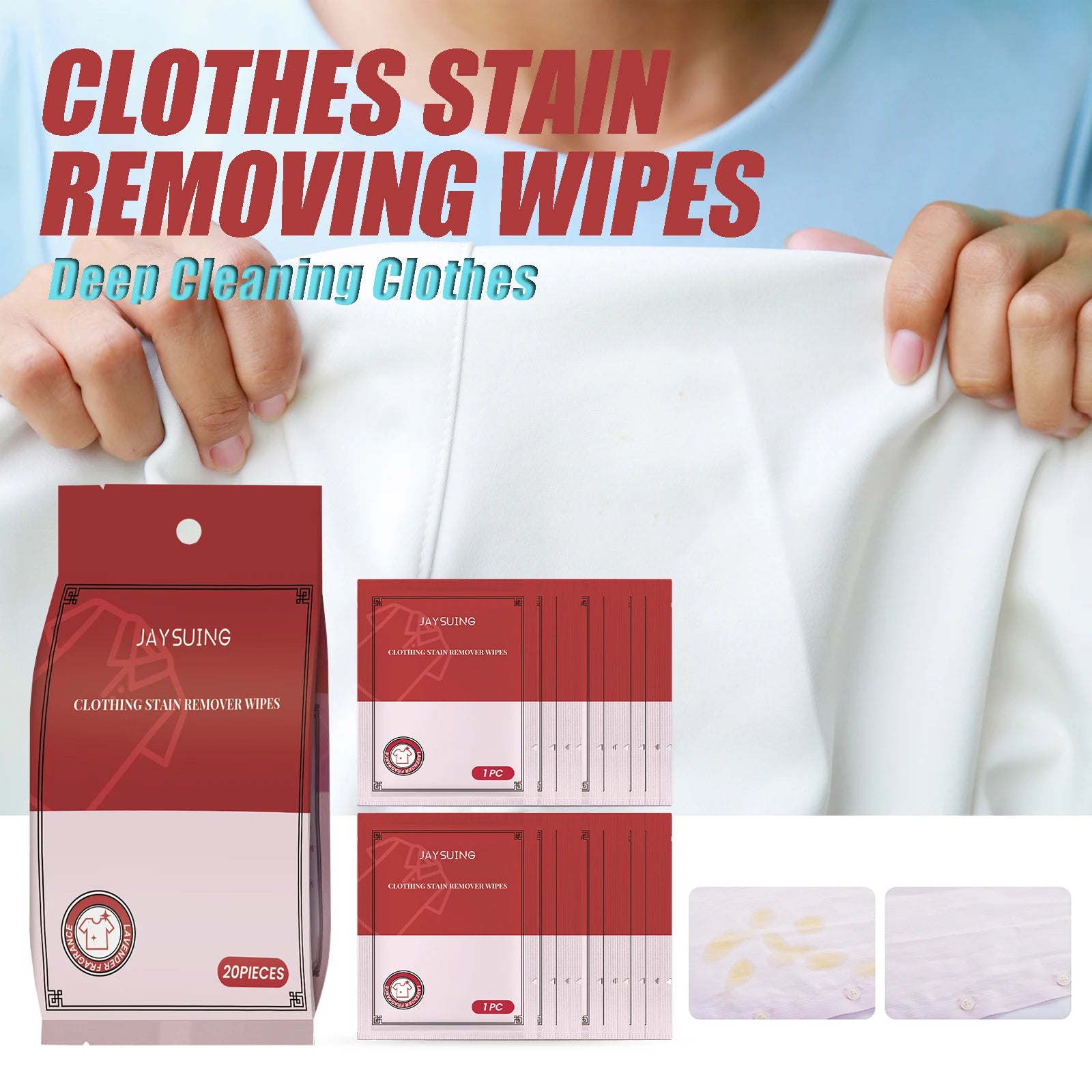 Globot Professional Stain Removal Wipes for Deep Cleaning and Color Protection