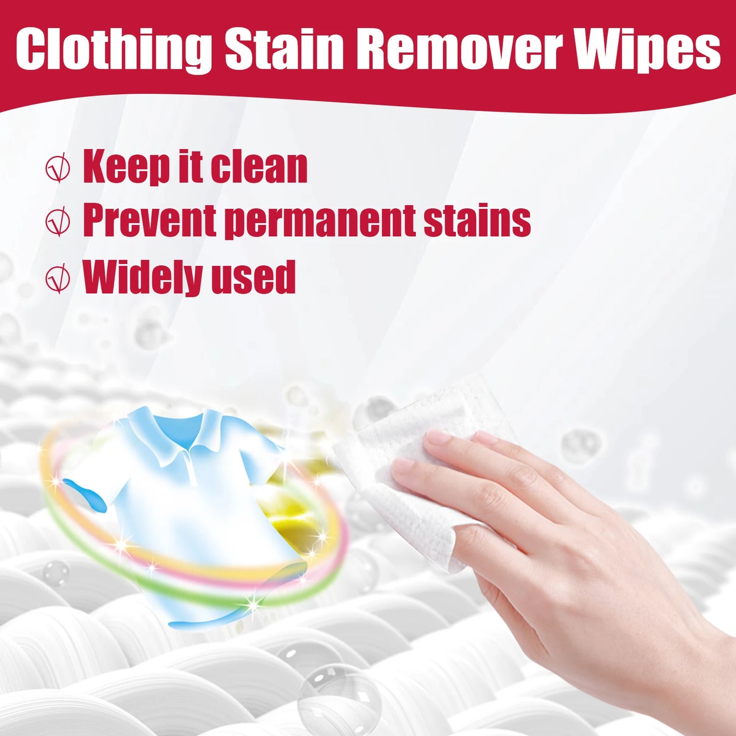 Globot Professional Stain Removal Wipes for Deep Cleaning and Color Protection